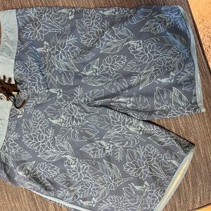 Hinano Men’s Surfshorts 38 Ginger & Monstera Print